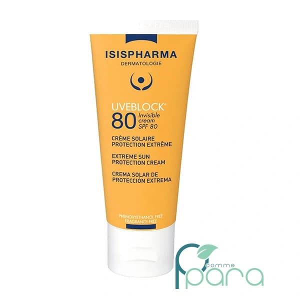 ISISPharma UveBlok Crème SPF80 Invisible,40ml