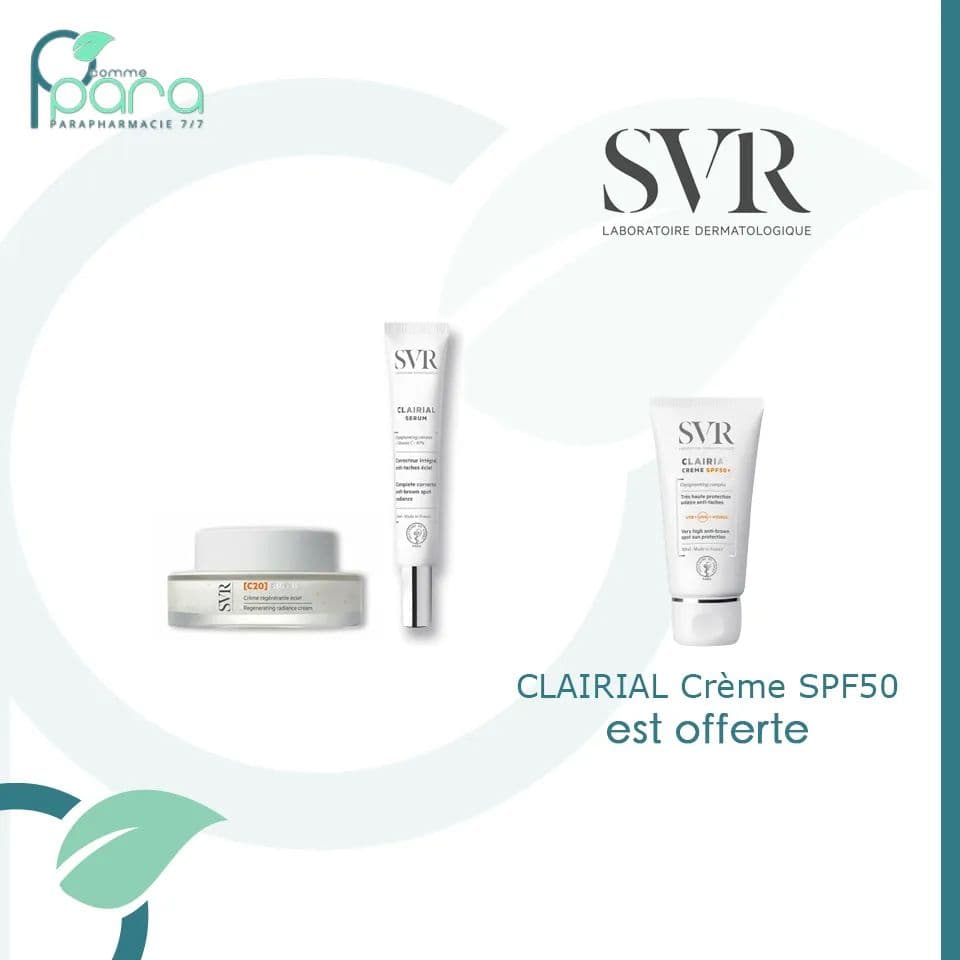SVR Pack Clairial Crème OFFERTE
