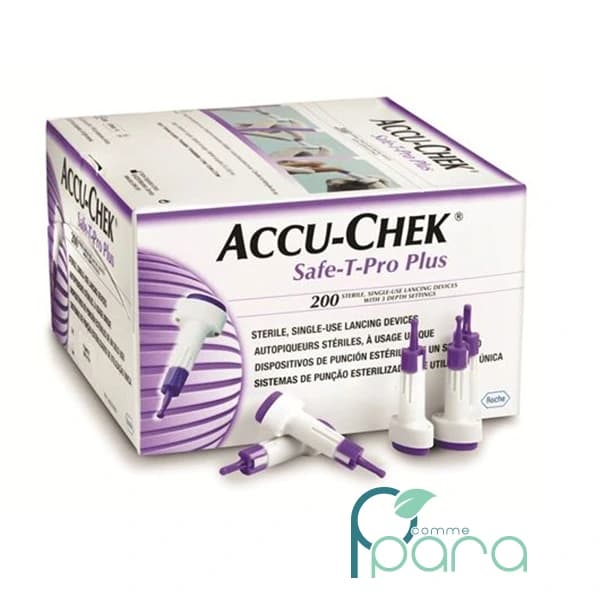 ACCU-CHEK Safe T Pro Plus Lancettes boite 200