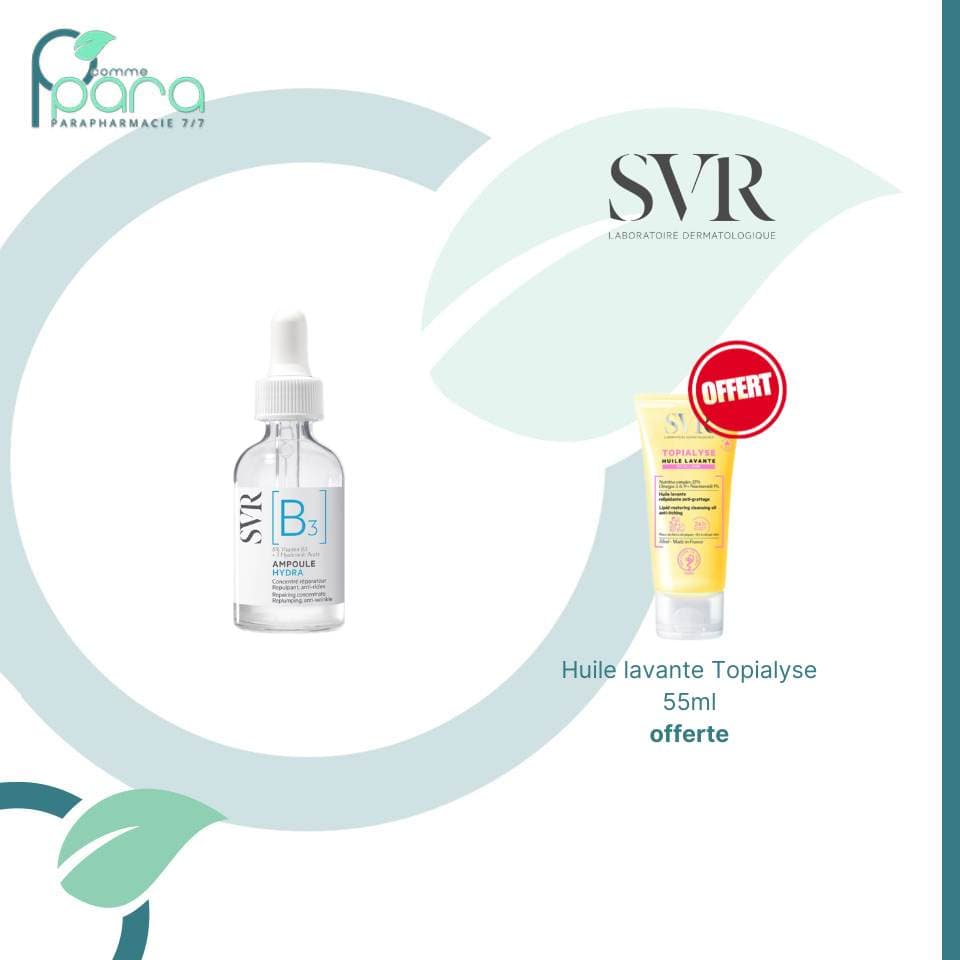 SVR PACK Ampoule B+Huile lavante OFFERT
