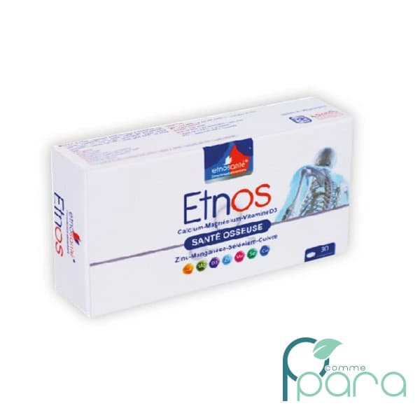 ETNOS Calcium Magnésium Vit D3 ,30 Comprimés
