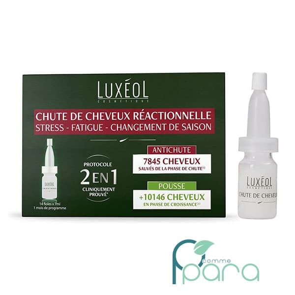 LUXEOL Chute Cheveux Reactionnel 2en1,14 Fioles