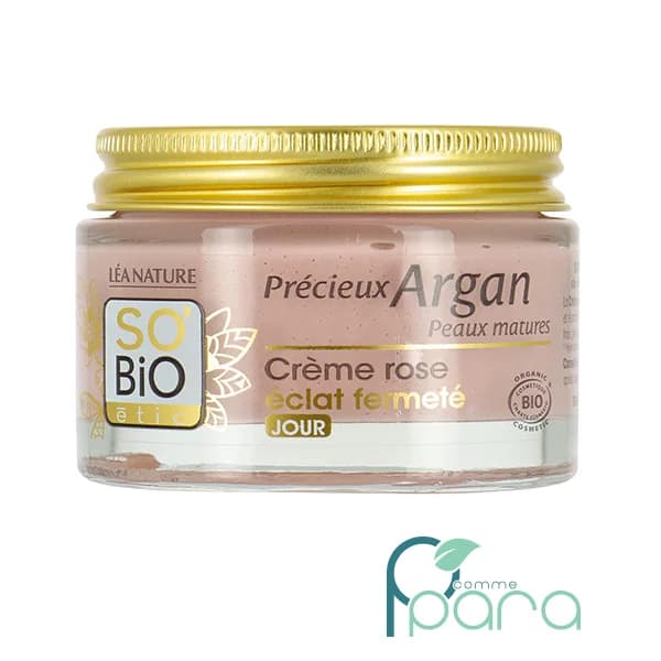 SO’BIO Etic Crème Rose Eclat Fermeté,50ml