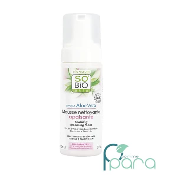 SO’BIO Etic Mousse Nettoyante Apaisant,150ml