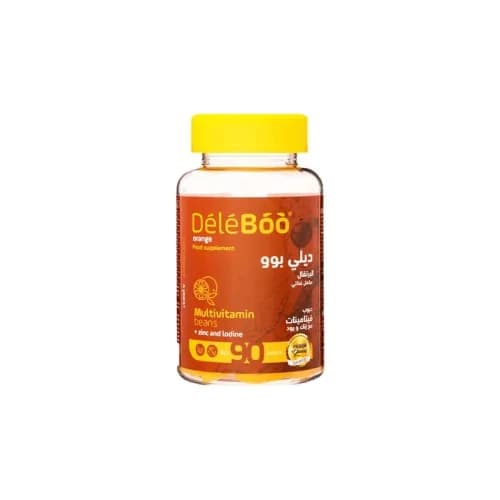 DELEBOO Multivitamin+Zinc+Lodine orange bt ,90