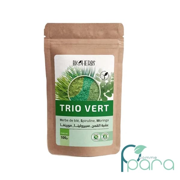 BIOHERBS Trio Vert Poudre,100 gr