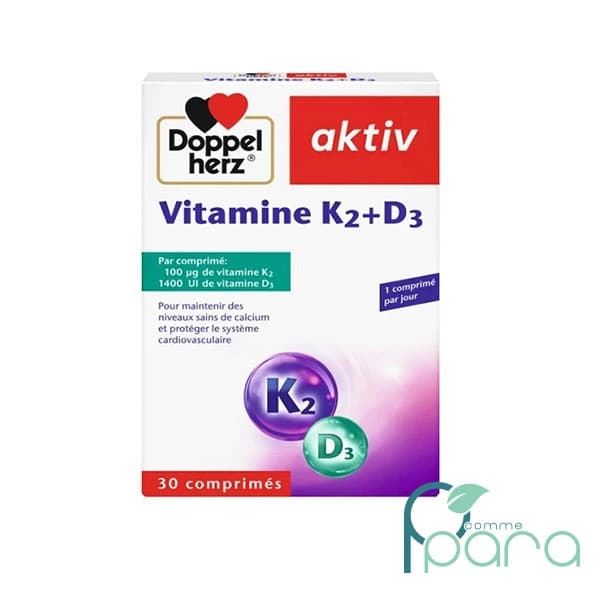 DOPPEL Herz Aktiv Vitamine K2+D3 ,30Gélules
