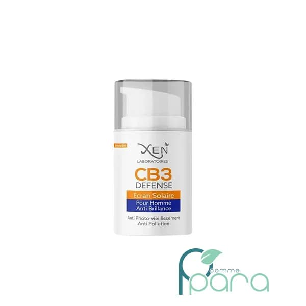 XEN CB3 Défense Ecran Solaire Homme SPF50,50ml