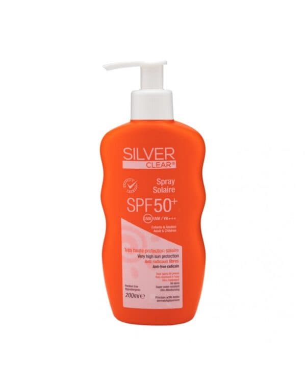 SILVER CLEAR Spray solaire , 200ml