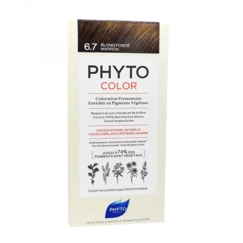 PHYTO PHYTOCOLOR 6,7 Blond Foncé Marron