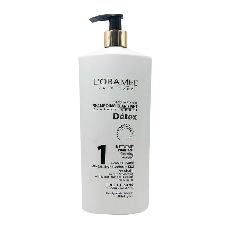 LORAMEL Shampooing Clarifiant Détox, 1L