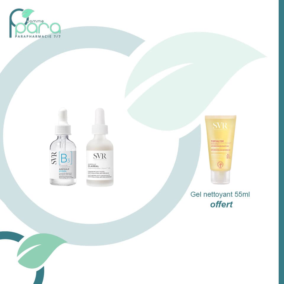 SVR PACK 5 Ampoule+Gel Nettoyant OFFERT
