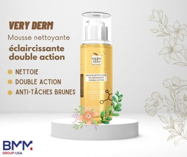 VERY DERM Mousse Nettoyante Eclaircissante,200ml