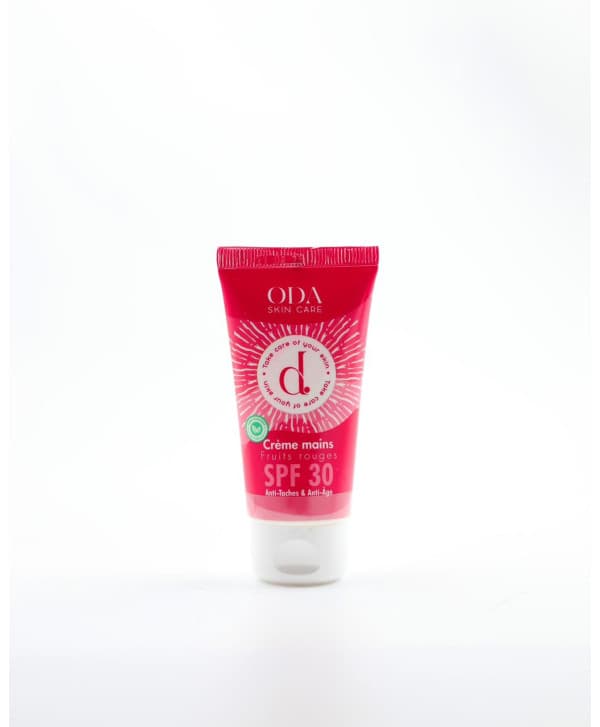 ODA Crème Mains Fruits Rouges SPF30,50ml
