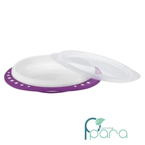 NUK Assiette & Couvercle 8m+
