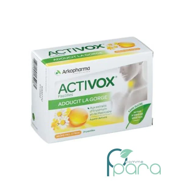 ARKOPHARMA Activox Miel Citron,24 Pastilles