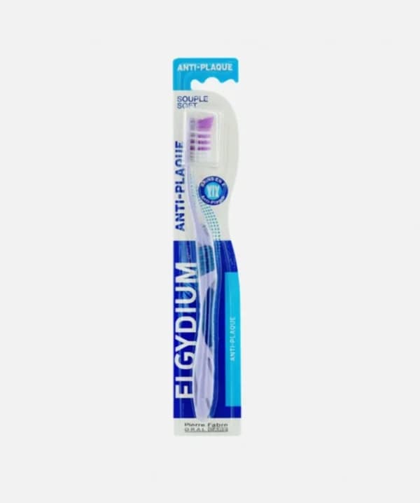 ELGYDIUM Brosse à Dents Anti Plaque Souple