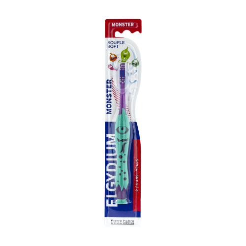 ELGYDIUM Brosse Dents Monster Souple 2-6Ans