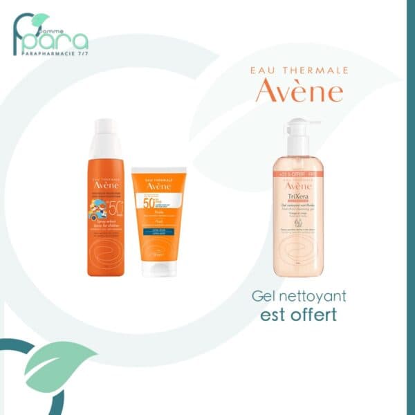AVENE Pack Solaire+Gel Net Trixera OFFERT
