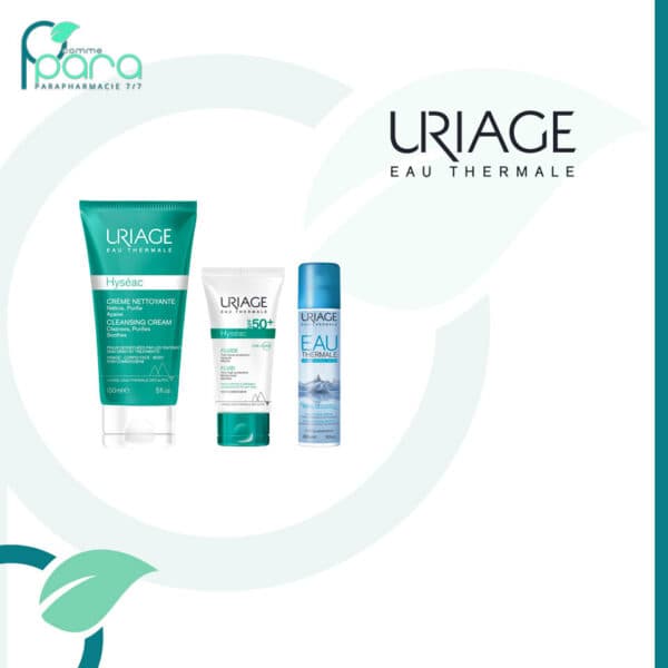 URIAGE Pack Hyseac Gel Net+Fluide+Eau Thermal