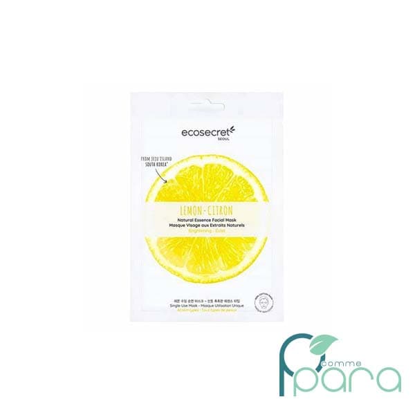 Eco Secret Masque Visage Citron, 20ml
