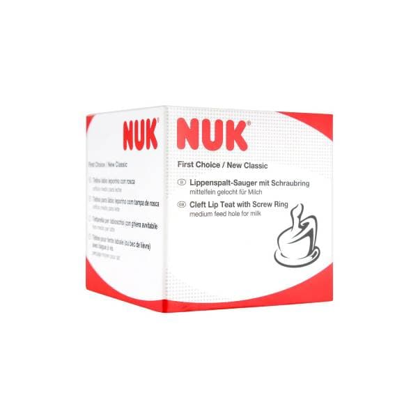 NUK Tetine Fente Labiale Col Large (BEC DE LIEVRE)