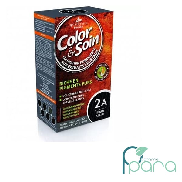 3 Chênes Color&Soin Coloration Brun Azure 2A