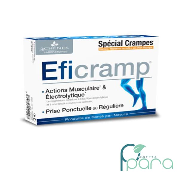 3 Chênes Eficramp ,30 Comprimés