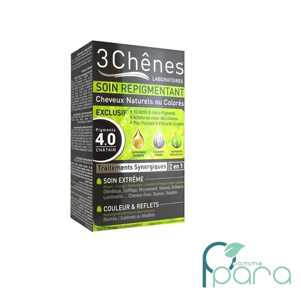 3 Chênes Soins Pigments 4,0 Chatain ,135ml