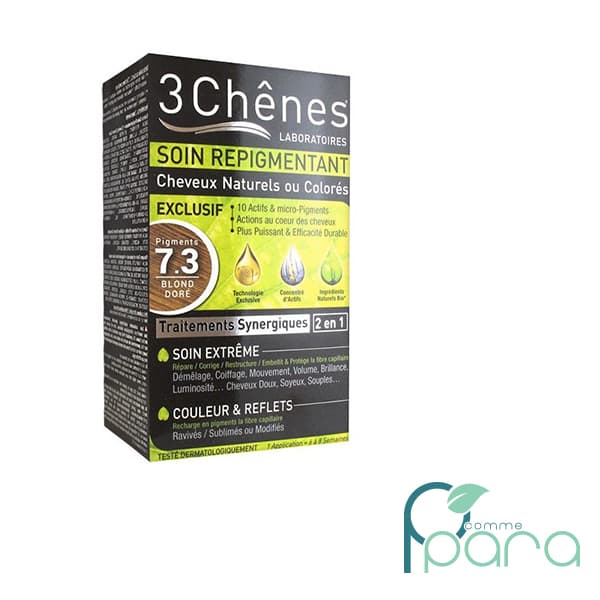 3 Chênes Soins Pigments 7,3 Blond Doré