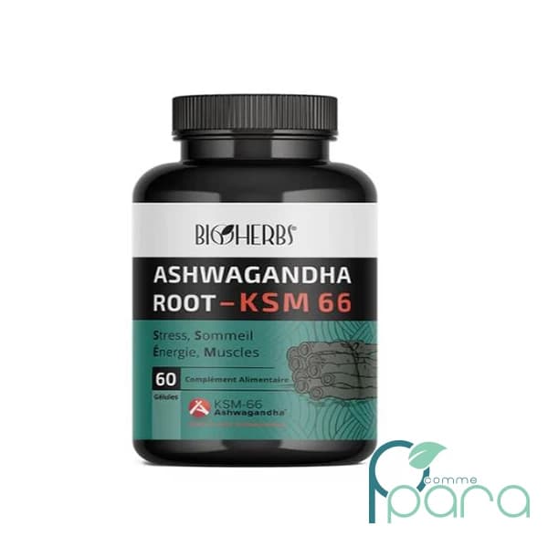 BIOHERBS Ashwagandha KSM66 ,60 Gélules