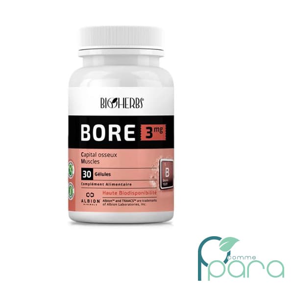 BIOHERBS Bore ,30 Gélules