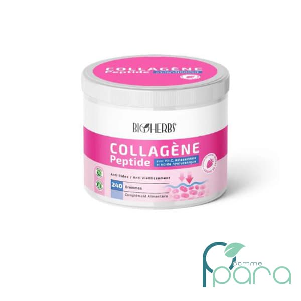 BIOHERBS Collagène Peptides Poudre,240 Gr