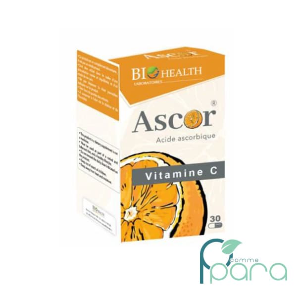 BIOHEALTH Ascor Vitamine C, 30 Gélules