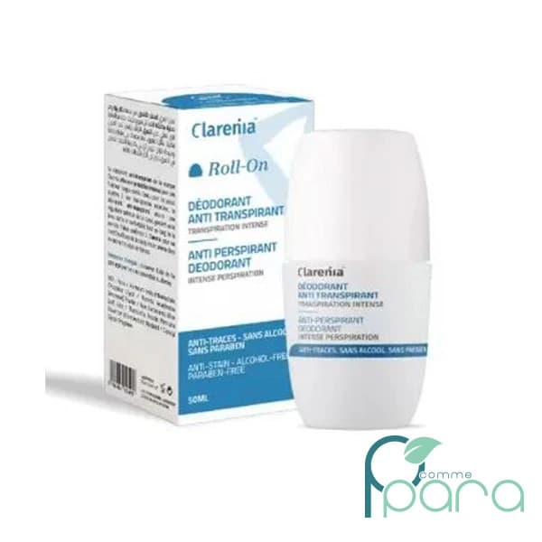 CLARENIA Déo Roll On Anti Transpirant Intense,50ml