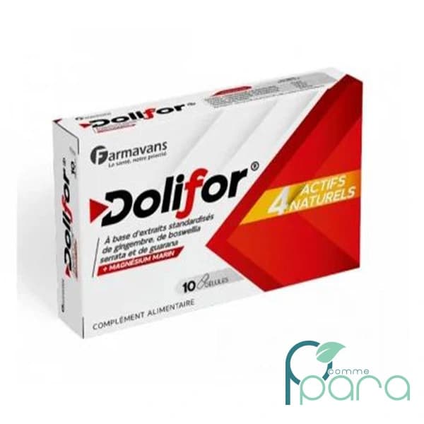 FARMAVANS Dolifor 4 Actifs Naturel,10Gélules