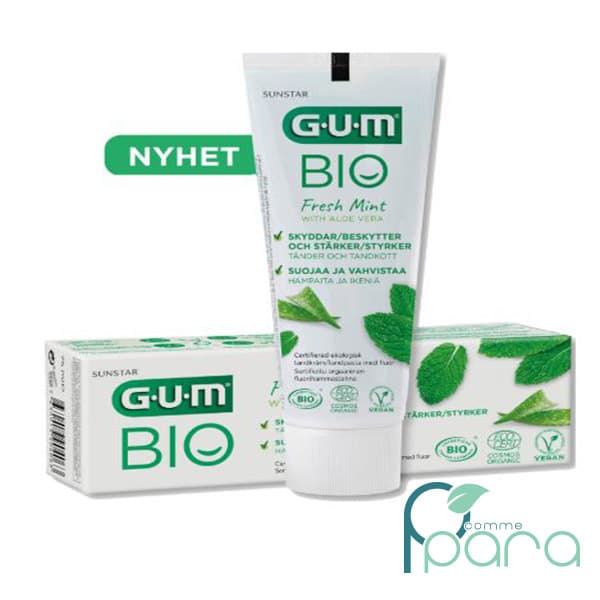 GUM Dentifrice Bio Fresh Mint ,75ml