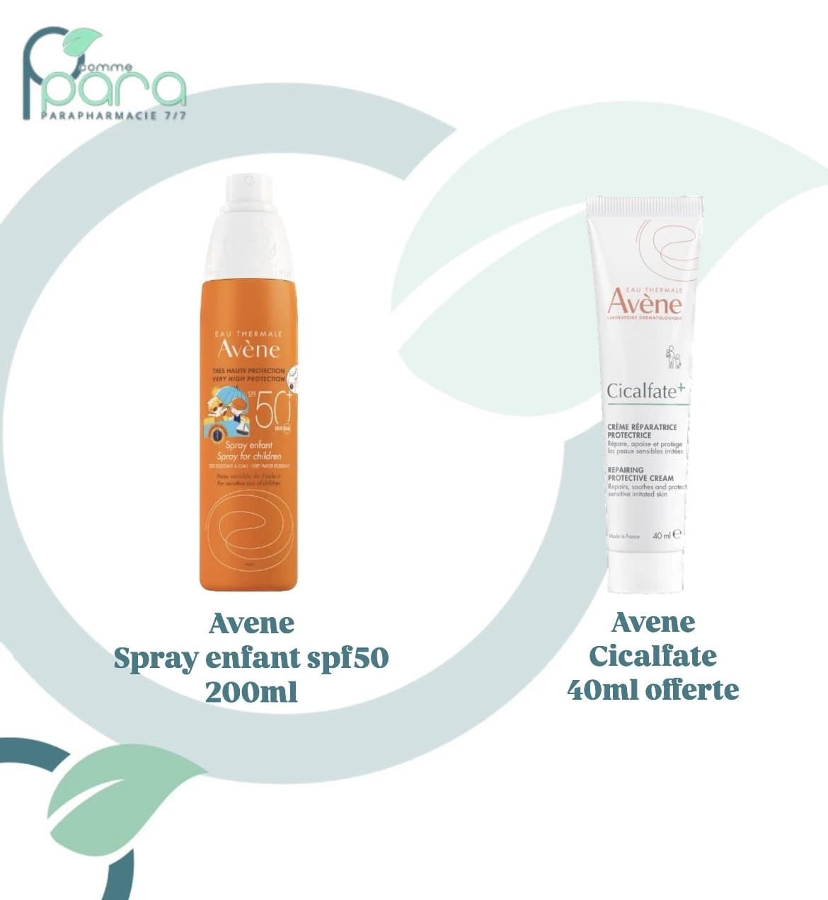 AVENE Pack Spray Enfant+Cicalfate Crème