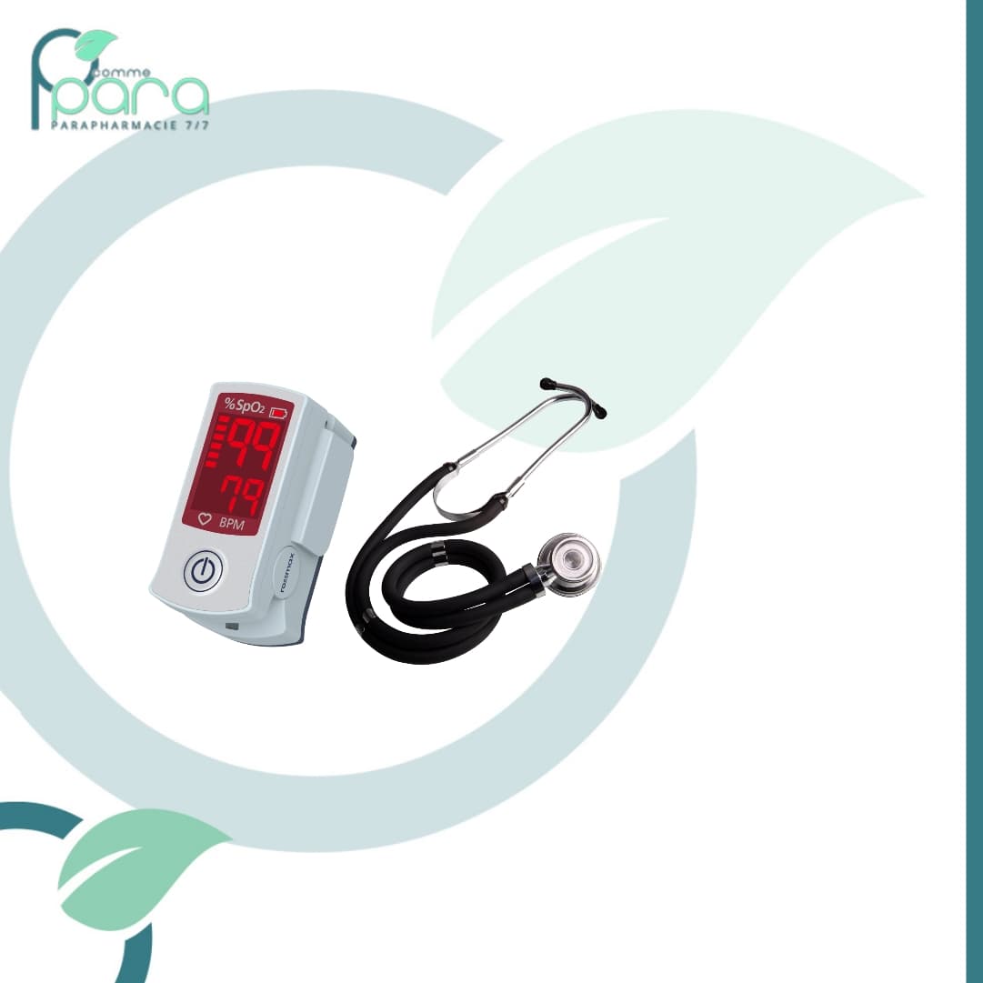 ROSSMAX Pack Oxymètre+Stéthoscope Dual Head
