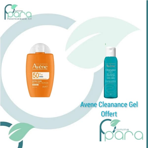 AVENE Ultra Fluide Invisible+Gel Nettoyant OFFERT