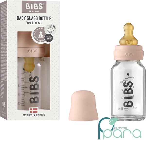 BIBS Biberon En Verre Dusky Lilac,110ml