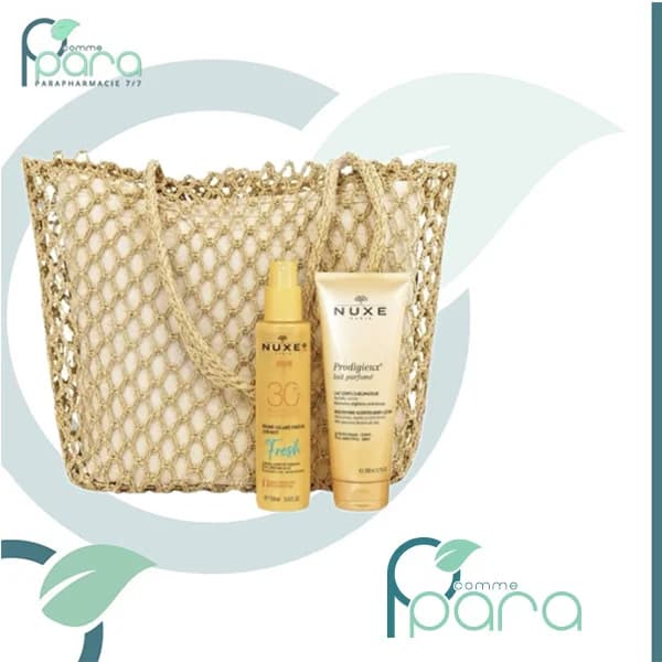 NUXE Sac Brume Solaire +Lait Corps OFFERT