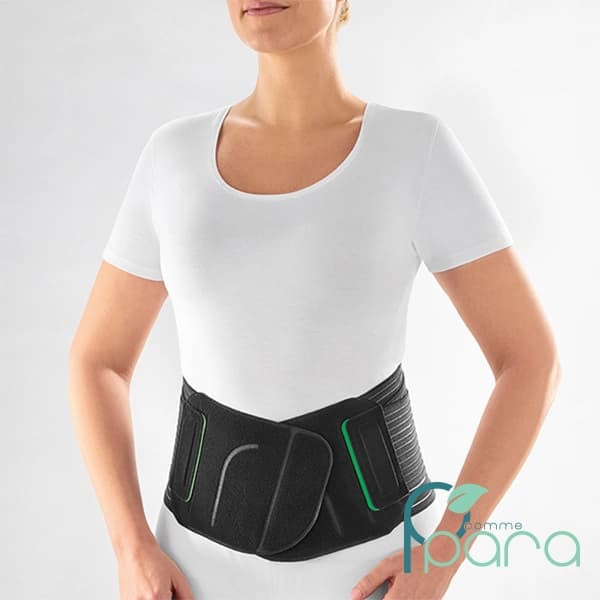 L R Velpeau Ceinture Dorsamix 21Cm Noir/ Vert 3