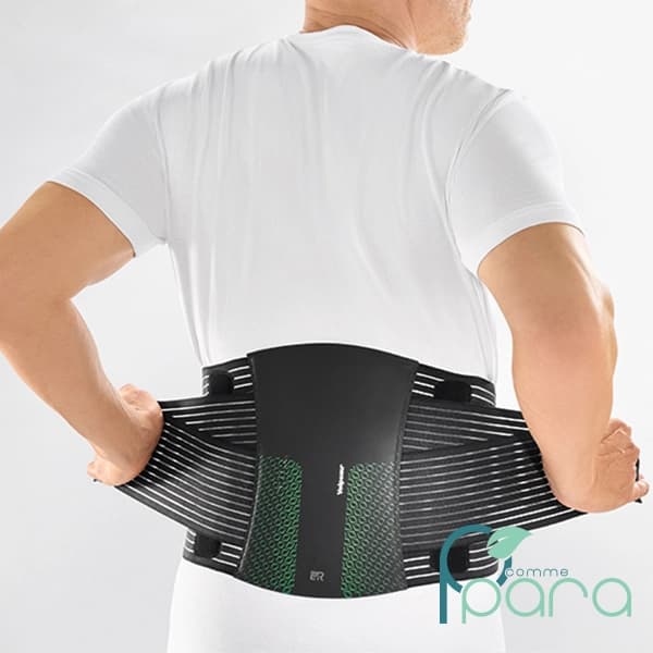 L R Velpeau Ceinture Dorsamix 26Cm Noir/ Vert 4