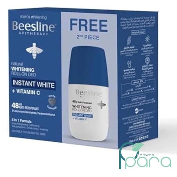 BEESLINE Coffret Duo Roll On Déo Instant White