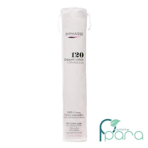 BYPHASSE Disques Coton Démaquillants,120U
