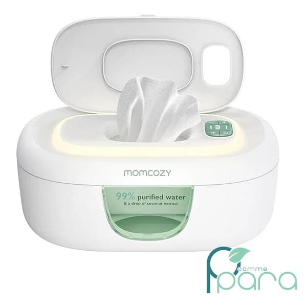 MOMCOZY Chauffe-Lingettes Et Veilleuse 2En1