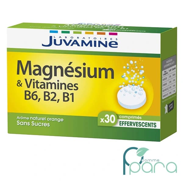 JUVAMINE Magnésium&Vitamines B1,B2,B6,30 Comp