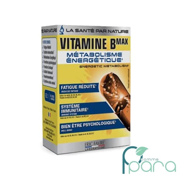 ERIC FAVRE Vitamine B Max Métabolisme Energetique