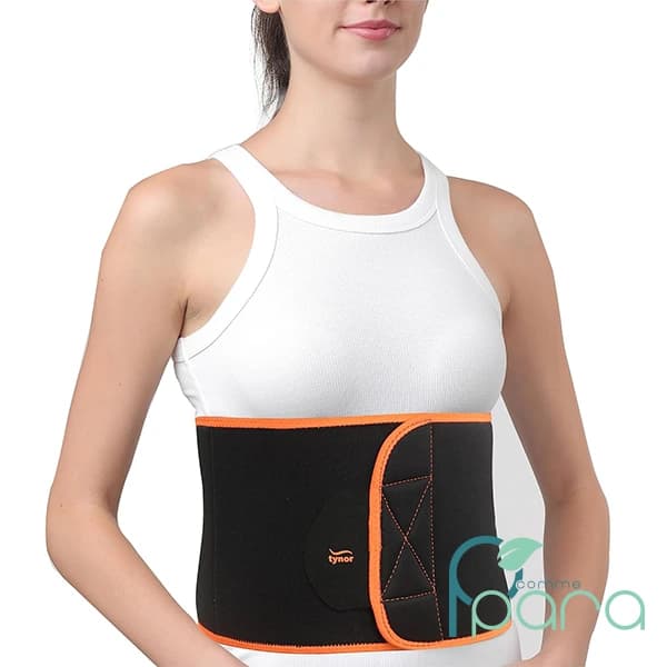 TYNOR Sport Ceinture Support Abs Néo Orange